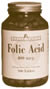 Photograph of a bottle of folic acid