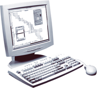 Fotografia de um ecrã de computador.
